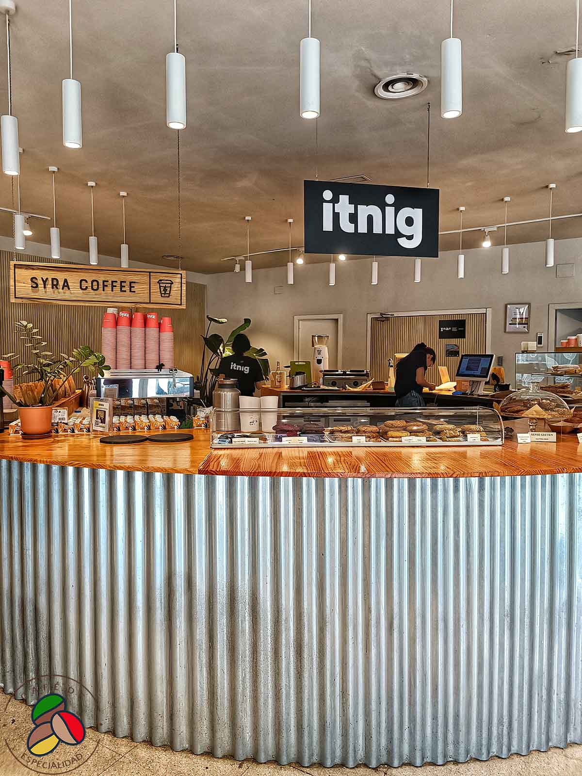 Itnig, café de especialidad en el Poblenou de Barcelona